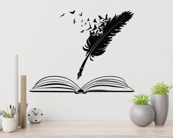 Feather Pen and Book Feather Pen and Book